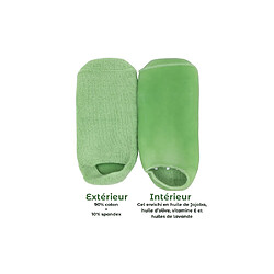 Acheter Ac-Deco Chaussettes SPA hydratantes - Taille unique - Vert