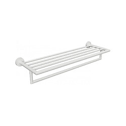 Bemeta - Maison De La Tendance Etagère porte-serviettes de douche WHITE en laiton blanc 55 x12 x26,5 cm