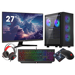 VIST Gaming Ryzen 7 5700G - RAM 32Go - RX VEGA - SSD 1To M.2 - WIFI - 27" - Windows 11 Pro 