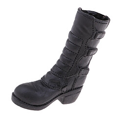 1/6 Femmes Chaussures Bottes Noires Accessoires pour 12'' Corps de Figure d'Action 1/6 Echelle Bottes longues Chaussures femme