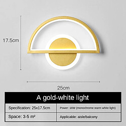 Acheter Universal Applique LED 16 W Chevet Chambre Salon Applique Couloir Allée Lumière (lumière chaude)