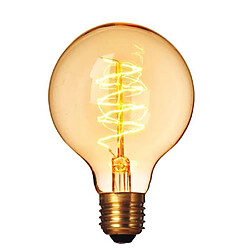 HIGH-TECH & BIEN-ETRE Ampoule vintage style Edison 40W E27 G80 rétro ampoules à incandescence au tungstène 