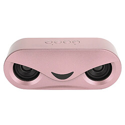 ComfortXL Enceinte portable sans fil bluetooth avec lumière led, haut-parleur stéréo basse pour u disc pink 