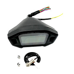 Odomètre Universel Moto LCD Digital Compteur Vitesse Tachymetre 12 V Odomètre de moto Compteur De Vitesse