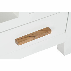 Acheter Meubles de télévision DKD Home Decor Blanc Marron Acacia Bois de manguier 125 x 40 x 50 cm