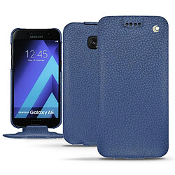 Housse cuir Samsung Galaxy A5 (2017) - Rabat vertical - Indigo ( Pantone #1f4565 ) - NOREVE