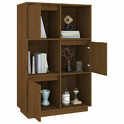 Acheter Maison Chic Buffet,Meuble de Rangement,commode pour salon,Cuisine Marron miel 74x35x117 cm Bois massif de pin -MN73529