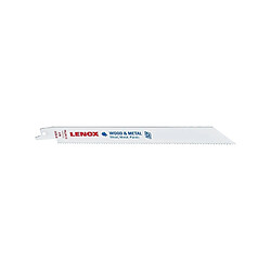 IRWIN Carte de 5 lames Bimétal 810R 200 x 20 x 13 mm pour bois cloutés plastiques métaux non ferreux aluminium et composites Coupe avec verticalité puissante 