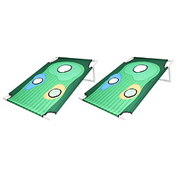 2 Backyard Golf Cornhole Game Jeu De Golf Amusant Pour Ne Pas Toucher De Tapis De Balle pas cher