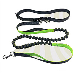 Universal Ceinture réflectrice, corde de traction, ceinture de course pour chien, main élastique, jogging libre, ceinture de traction pour chien, bague en métal, traction. 