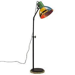 vidaXL Lampadaire 25 W multicolore 30x30x100-150 cm E27 