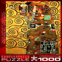 Acheter Eurographics The Fulfillment by gustav Klimt Puzzle 1000 piAces