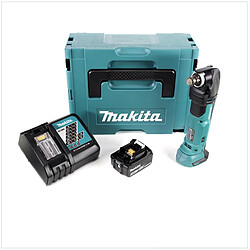 Makita DTM 51 RF1J Découpeur-ponceur multifonctions sans fil 18V Li-Ion + 1x Batterie BL 1830 3,0 Ah Li-Ion + Chargeur rapide DC 18 RC + Coffret Makpac