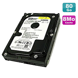 Disque Dur 80Go SATA 3.5" Western Digital Caviar SE WD800JD-08LSA0 7200RPM 8Mo · Occasion 