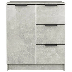 Avis Maison Chic Buffet,Meuble de Rangement,commode pour salon,Cuisine Gris béton 60x30x70 cm Bois d'ingénierie -MN48695