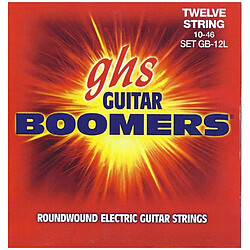 GHS GB-12L - Jeu de 12 cordes Boomers guitare électrique - Light 10-46