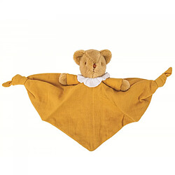 Doudou triangle hochet ours Curry - Trousselier