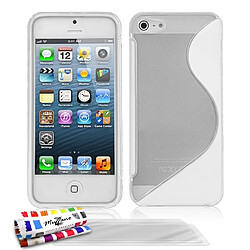 Muzzano Coque + 3 Films APPLE IPHONE 5S / IPHONE SE ""S Hybrid"" Blanc