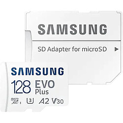 CARTE MEMOIRE Evo Plus Carte mémoire micro SD 128 Go pour smartphones Samsung Galaxy A42, A12, A22, A51, A71, A02s, A21s, A52 + ch