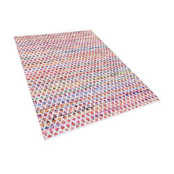 Beliani Tapis en coton multicolore 160 x 230 cm ARAKLI