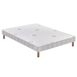 Sommier tapissier Bultex confort ferme + pieds ... Sommier tapissier bultex confort ferme + pieds 140x190