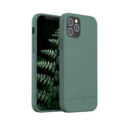 JUST GREEN Coque pour Apple iPhone 12 / 12 Pro Natura Antichoc et Anti-rayures Vert 