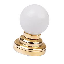 Lampe Lampe de Table LED Forme de Boule Miniature pour 1:12 Maison de Poupée