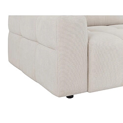 Acheter Vente-Unique Canapé 3 places en tissu texturé beige SOPELANA