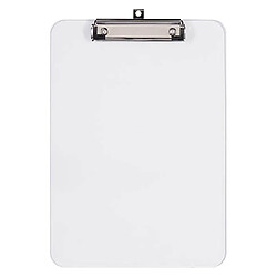 Porte-bloc A4 plastique transparent Alba - 23 x 31,5 cm Porte-bloc A4 plastique transparent Alba - 23 x 31,5 cm - Transparent - ALBA