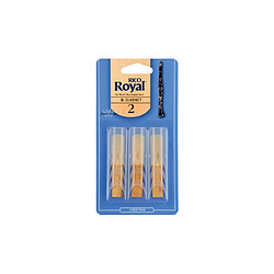 Pack de 3 anches Rico Royal pour clarinette force 1.5