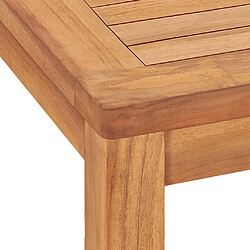 Acheter vidaXL Table à dîner de jardin 140x80x77 cm Bois de teck solide