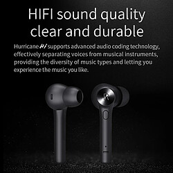 Universal Écouteurs sans fil Bluetooth Compatible 5.0 Écouteurs pour téléphone mobile Stéréo Sport Bouchons d'oreille Microphone intégré