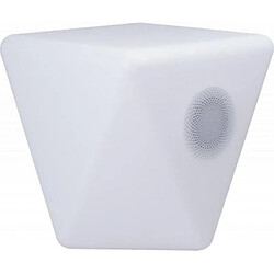 Color Block Enceinte Lumineuse Bluetooth 4.1 IPX4 ColorLight Modèle Rock Blanc