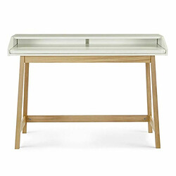 Paris Prix Bureau Design avec Plateau Coulissant St James 116cm Chêne & Blanc 