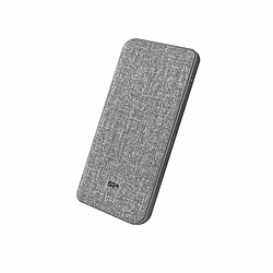 Silicon-Power Power Bank Silicon Power QP77 Gris Gris clair 10000 mAh pas cher