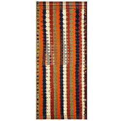 Vidal Tapis de laine 265x117 beige Jajim 