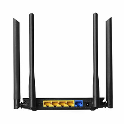 NC Routeur WiFi sans Fil Gigabit AC1200 2.4/5 GHz Dual Band 10/100 Mbit Noir Mode 4-en-1 WPS