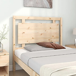 Avis Maison Chic Tête de lit scandinave pour lit adulte,Meuble de chambre 105,5x4x100 cm Bois massif de pin -MN51465