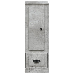 Acheter vidaXL Buffet haut gris béton 36x35,5x103,5 cm bois d'ingénierie