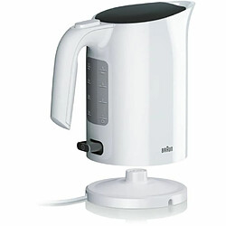 Bouilloire - BRAUN - WK3000WH - 1L - chauffe ultra-rapide 45s - filtre anti-calcaire amovible 