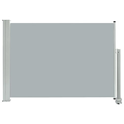 vidaXL Auvent latéral rétractable de patio 80x300 cm Gris