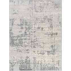 Surya VICTOIRE - Tapis abstrait, Gris et Crème - 130x180cm 