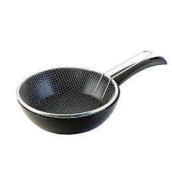 Friteuse / Faitout avec Panier 28cm Induction Antiadhésive Écologique sans PFOA, , Noir, Wecook, Ecogreen