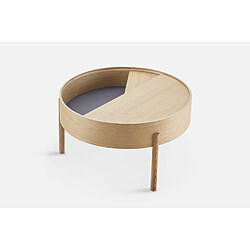 Woud Table d'appoint Arc - Ø66 cm - chêne huilé