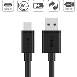 Acheter Unitek USB-A - USB-C 0,5 m Noir (Y-C481BK)