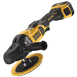 DeWalt - Polisseuse rotative XR 18V 2x5Ah Li-Ion Brushless 180mm système velcro