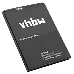 vhbw Li-Polymère batterie 5000mAh (3.8V) pour téléphone portable mobil smartphone Blackview BV5000