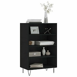 Avis Maison Chic Buffet,Meuble de Rangement,commode pour salon,Cuisine noir 57x35x90 cm bois d'ingénierie -MN15161