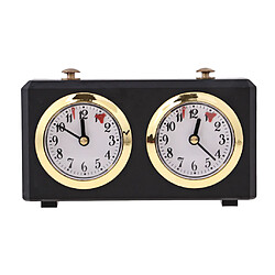 Horloge d'Échecs Chronomètre Boîtier Noir Horloge Chronomètre Boîtier Noir pour Jeu d'Echecs