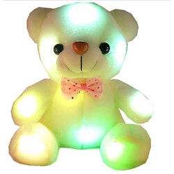 Universal 22 cm de haute qualité Luminal Bear Flash Teddy Plux Creative Creative Doll 